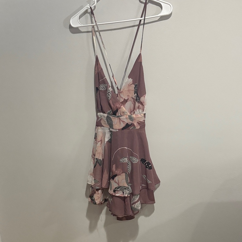 Floral Print Women's romper